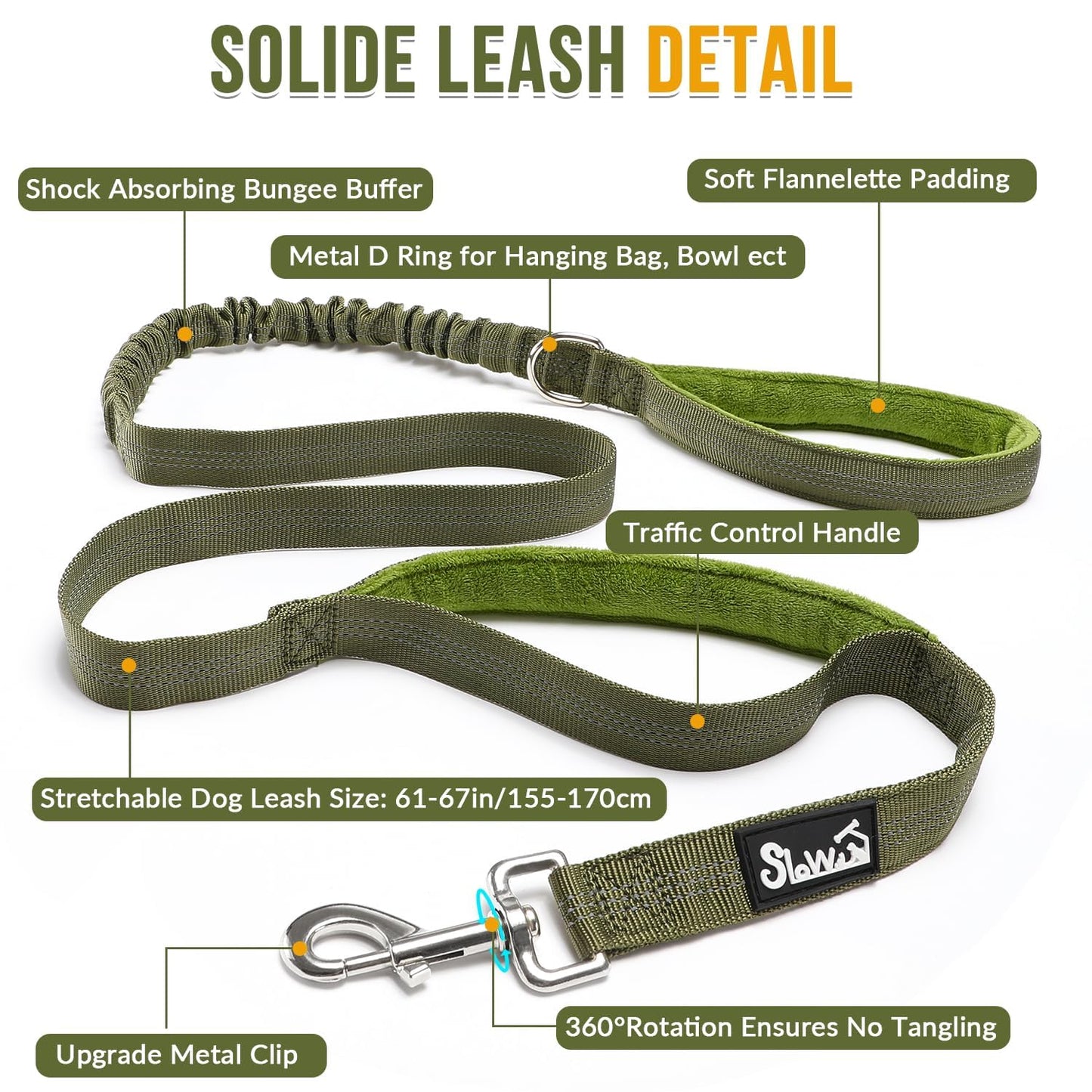 Eyein No Pull Harness for Dogs - Heavy Duty Soft Padded Pet Vest and Lead Set for Medium Large Dog, Adjustable Reflective Anti-pull with Front Clip for Walking Training(Black,L)