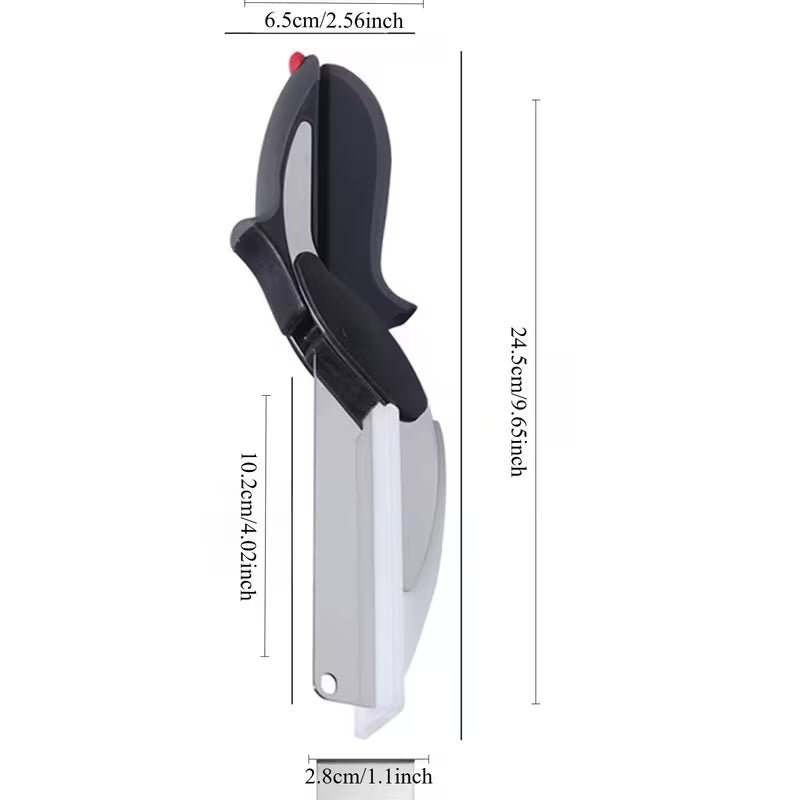2-in-1 Kitchen Scissors with Cutting Board