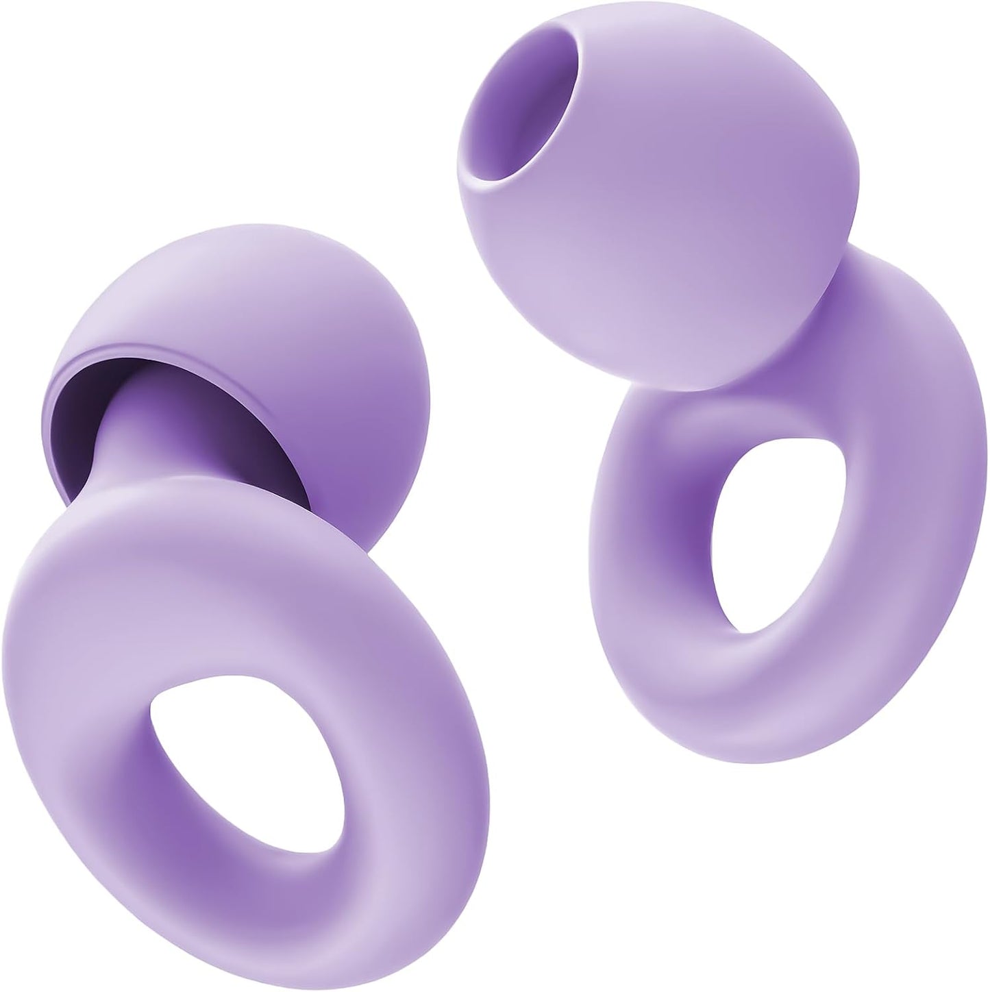 HOYIO Ear Plugs for Noise Reduction–Super Soft, Reusable Hearing Protection in Flexible Silicone for Sleep, Noise Sensitivity & Flights-8 Ear Tips in XS/S/M/L–27dB Noise Cancelling–Light Blue