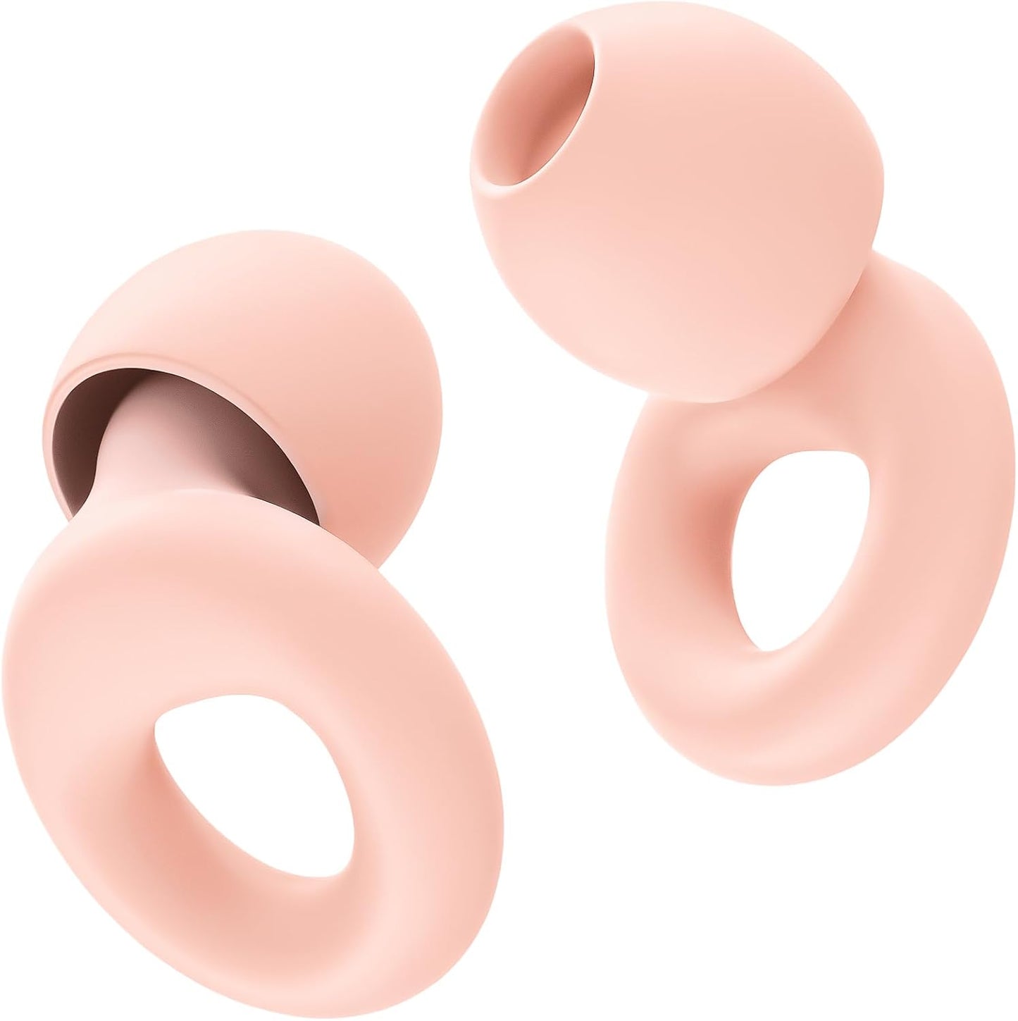 HOYIO Ear Plugs for Noise Reduction–Super Soft, Reusable Hearing Protection in Flexible Silicone for Sleep, Noise Sensitivity & Flights-8 Ear Tips in XS/S/M/L–27dB Noise Cancelling–Light Blue