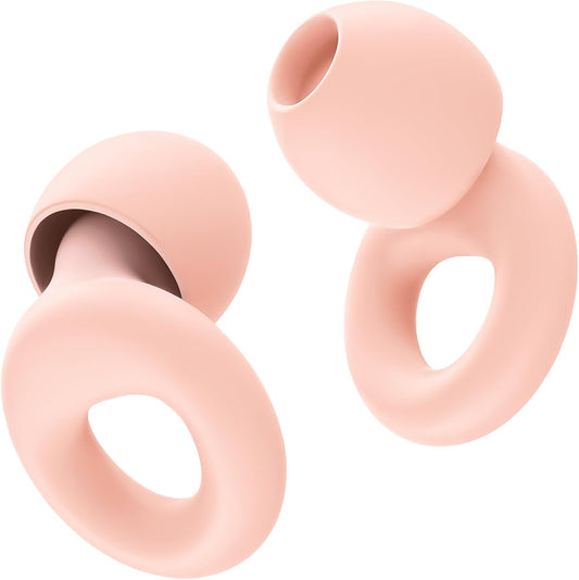 HOYIO Ear Plugs for Noise Reduction–Super Soft, Reusable Hearing Protection in Flexible Silicone for Sleep, Noise Sensitivity & Flights-8 Ear Tips in XS/S/M/L–27dB Noise Cancelling–Light Blue