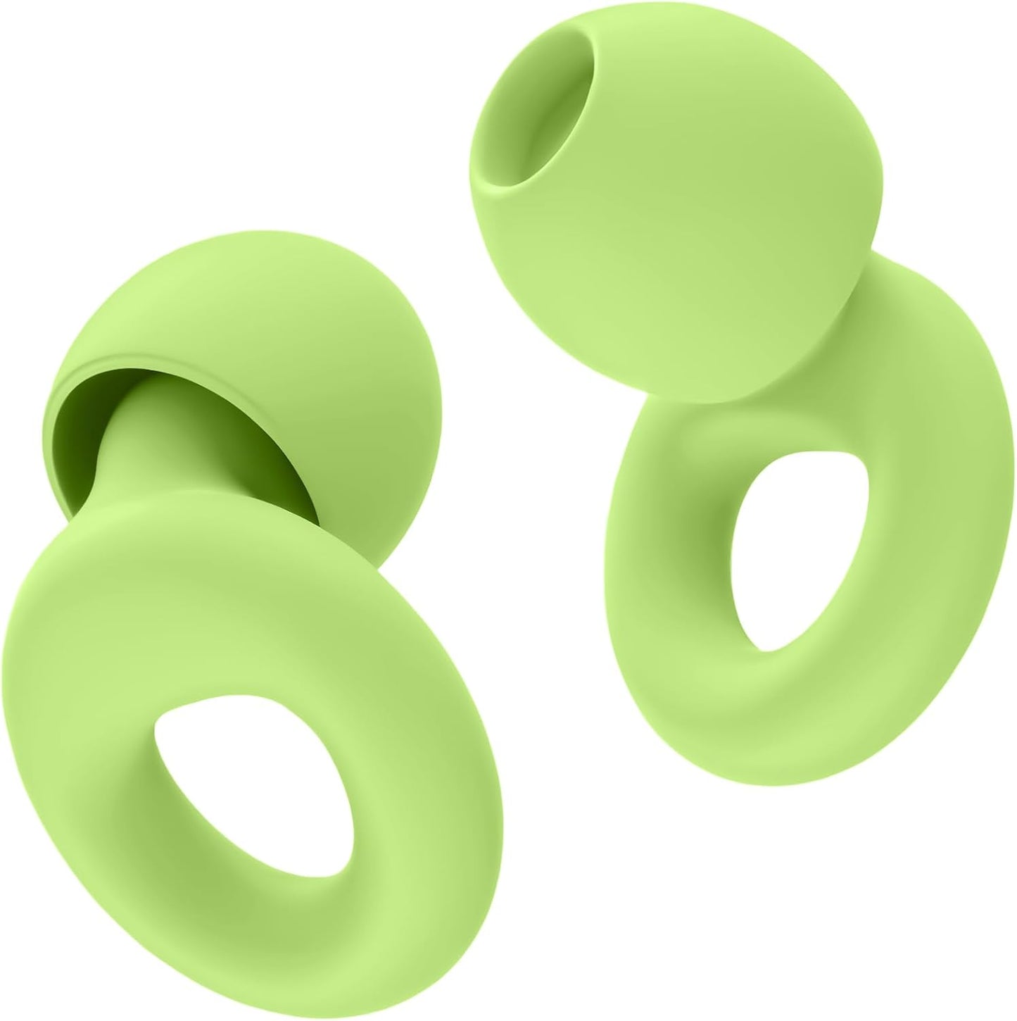 HOYIO Ear Plugs for Noise Reduction–Super Soft, Reusable Hearing Protection in Flexible Silicone for Sleep, Noise Sensitivity & Flights-8 Ear Tips in XS/S/M/L–27dB Noise Cancelling–Light Blue