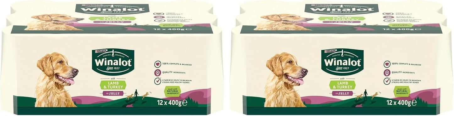 WINALOT Sunday Dinner Mixed in Gravy Wet Dog Food 40x100g
