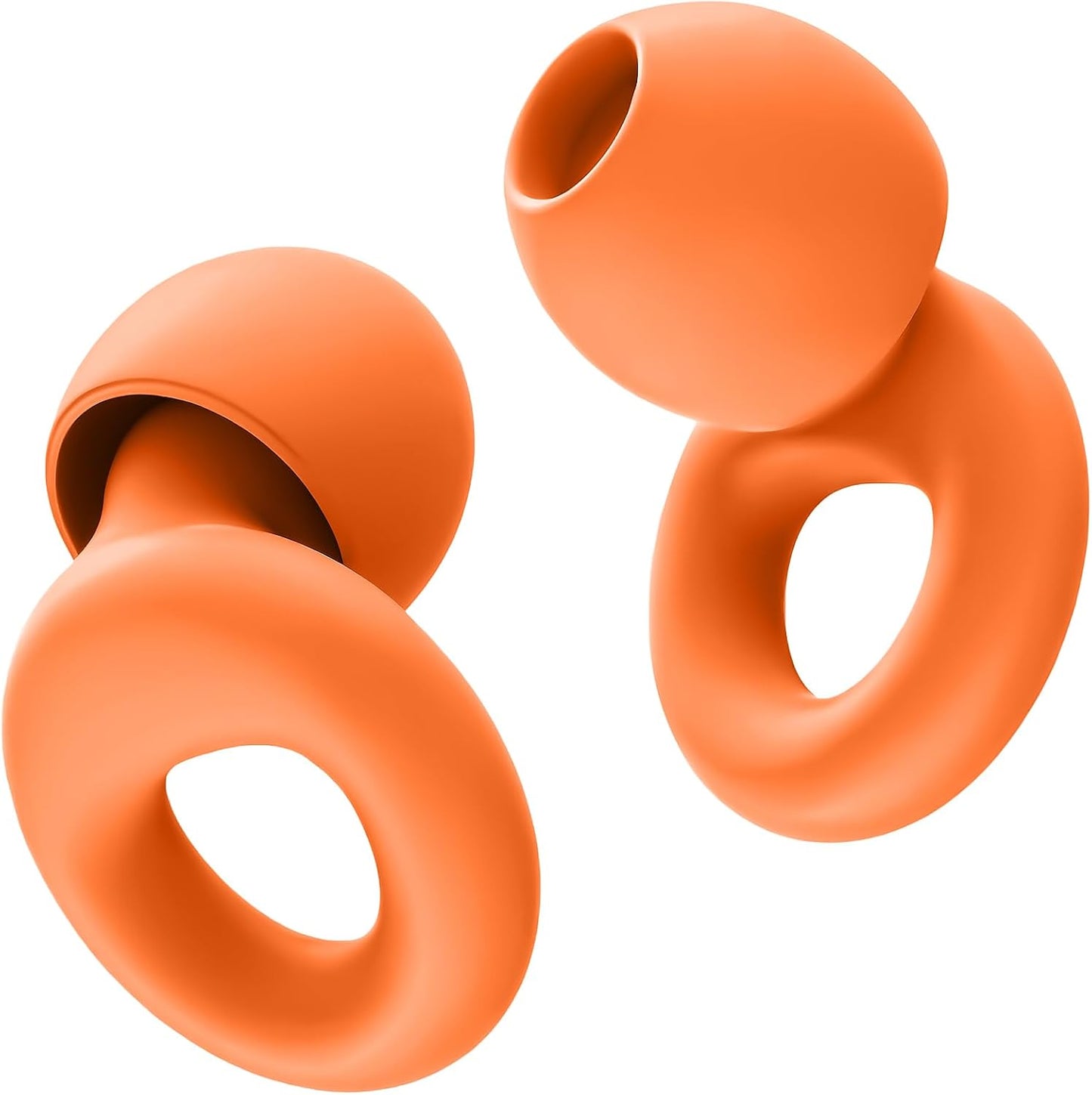 HOYIO Ear Plugs for Noise Reduction–Super Soft, Reusable Hearing Protection in Flexible Silicone for Sleep, Noise Sensitivity & Flights-8 Ear Tips in XS/S/M/L–27dB Noise Cancelling–Light Blue