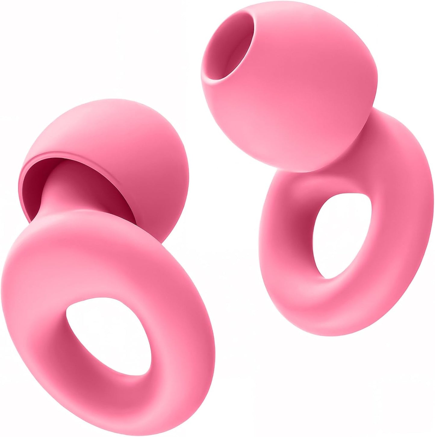 HOYIO Ear Plugs for Noise Reduction–Super Soft, Reusable Hearing Protection in Flexible Silicone for Sleep, Noise Sensitivity & Flights-8 Ear Tips in XS/S/M/L–27dB Noise Cancelling–Light Blue