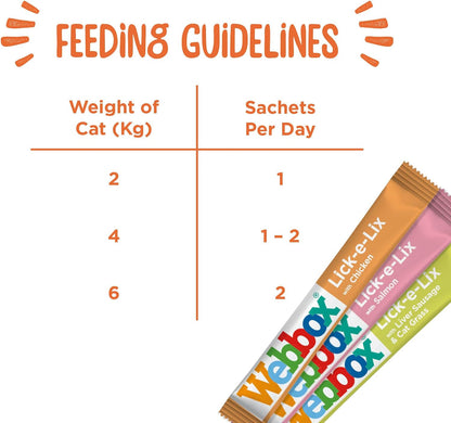 Webbox Lick-e-Lix Cat Treats – Variety Pack