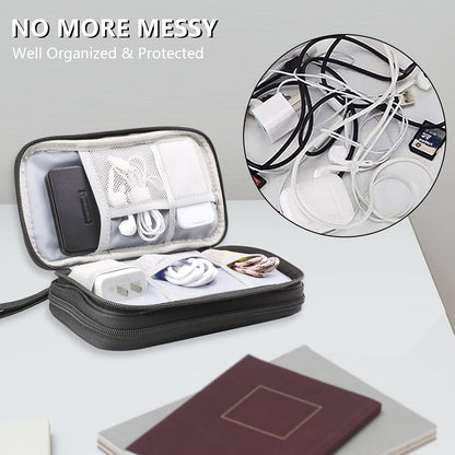 Teskyer Waterproof Electronics Organizer Bag