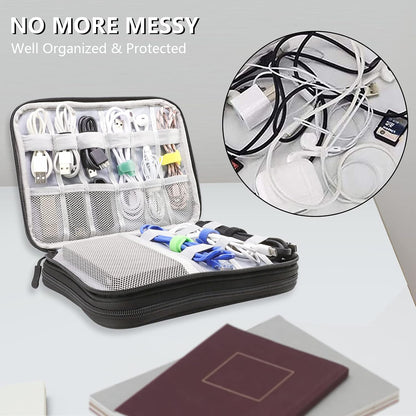 Teskyer Waterproof Electronics Organizer Bag