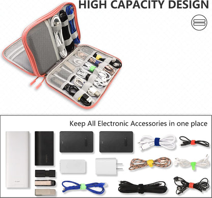 Teskyer Waterproof Electronics Organizer Bag