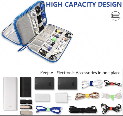 Teskyer Waterproof Electronics Organizer Bag