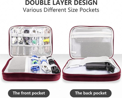 Teskyer Waterproof Electronics Organizer Bag