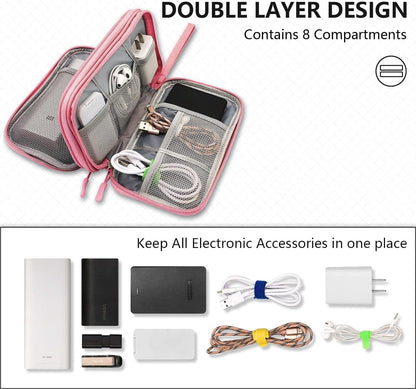 Teskyer Waterproof Electronics Organizer Bag
