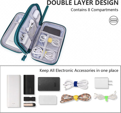 Teskyer Waterproof Electronics Organizer Bag