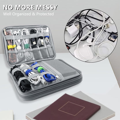 Teskyer Waterproof Electronics Organizer Bag