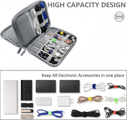 Teskyer Waterproof Electronics Organizer Bag