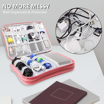 Teskyer Waterproof Electronics Organizer Bag