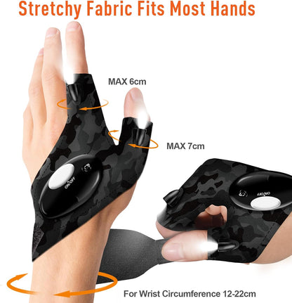 BIIB LED Light Gloves for Men
