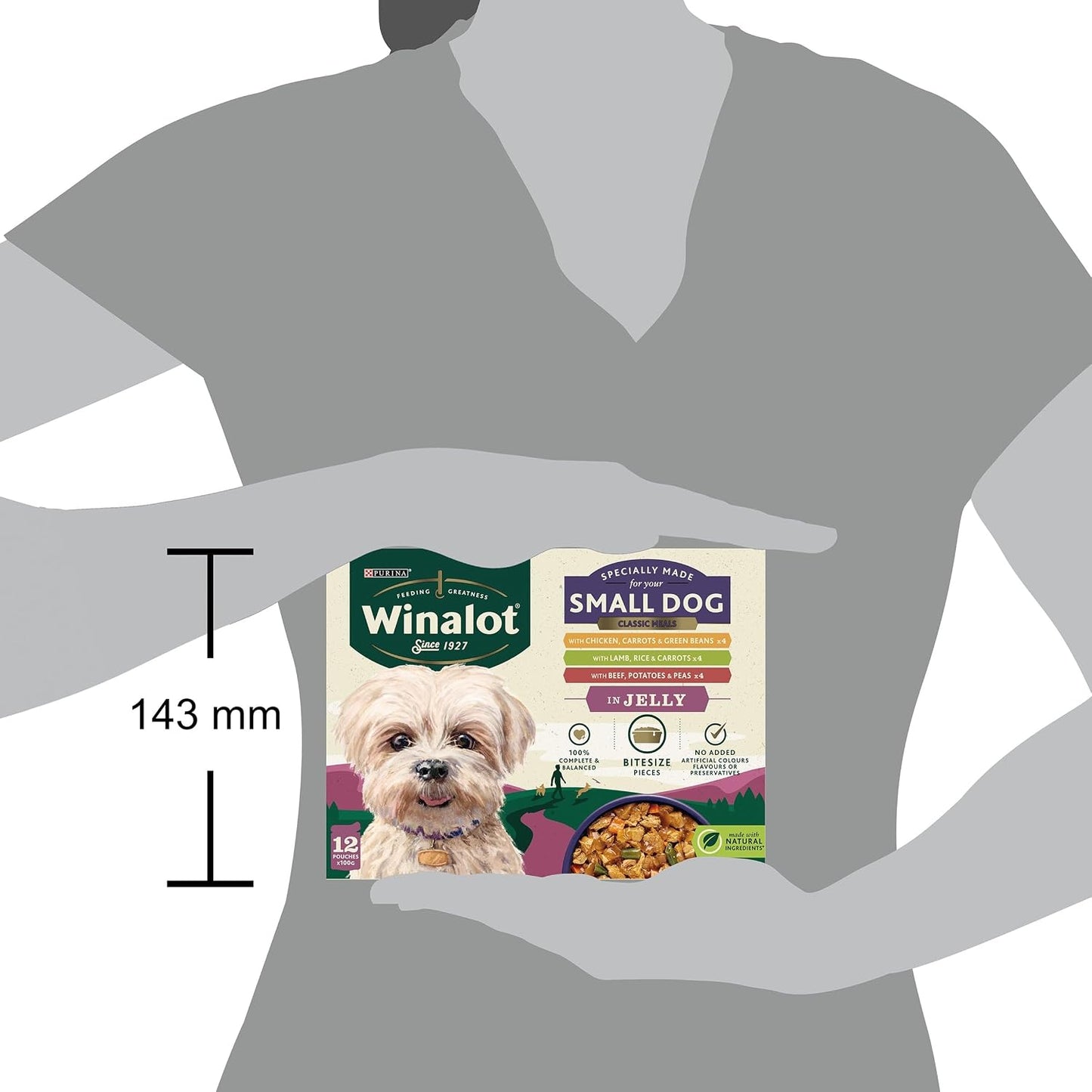 WINALOT Sunday Dinner Mixed in Gravy Wet Dog Food 40x100g