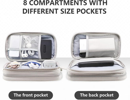 Teskyer Waterproof Electronics Organizer Bag