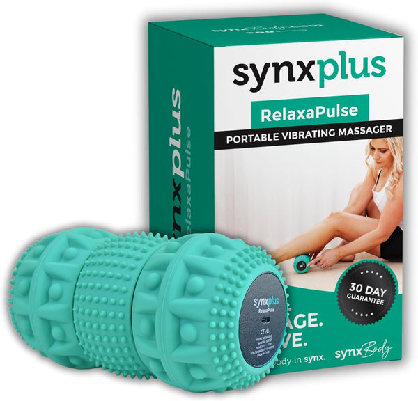 SynxPlus RelaxaPulse Vibrating Massage Roller
