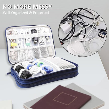 Teskyer Waterproof Electronics Organizer Bag