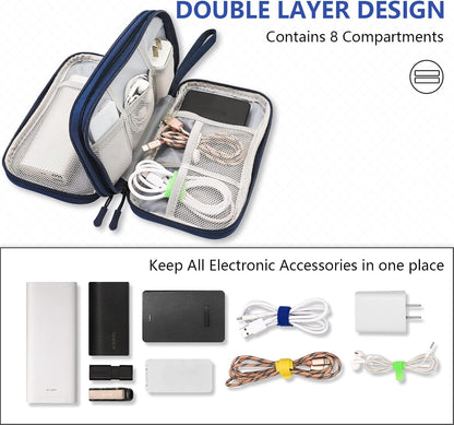 Teskyer Waterproof Electronics Organizer Bag