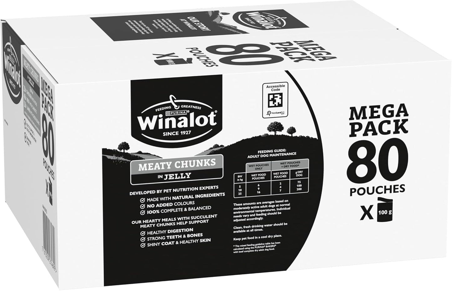 WINALOT Sunday Dinner Mixed in Gravy Wet Dog Food 40x100g
