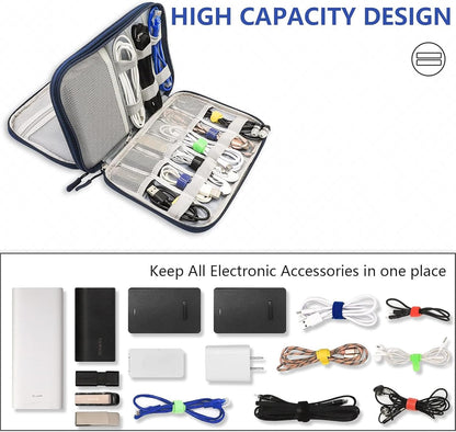 Teskyer Waterproof Electronics Organizer Bag