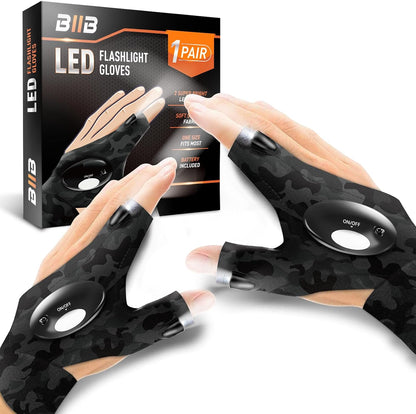 BIIB LED Light Gloves for Men