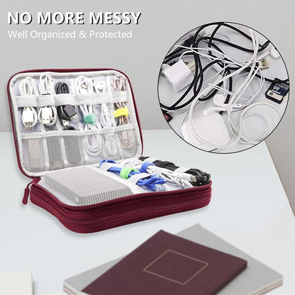 Teskyer Waterproof Electronics Organizer Bag