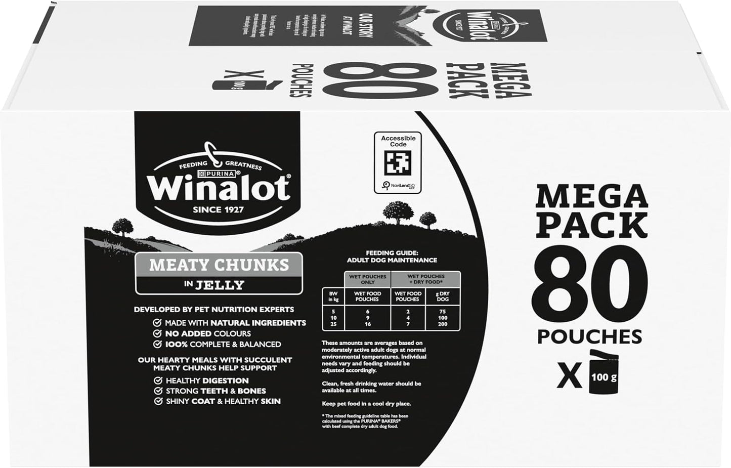 WINALOT Sunday Dinner Mixed in Gravy Wet Dog Food 40x100g