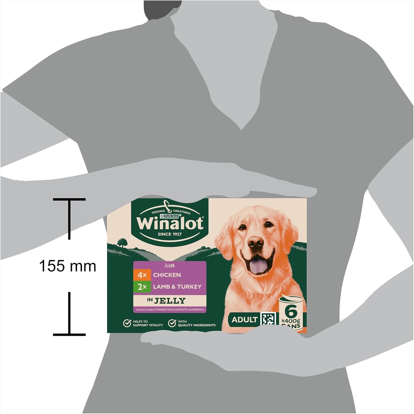 WINALOT Sunday Dinner Mixed in Gravy Wet Dog Food 40x100g