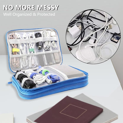 Teskyer Waterproof Electronics Organizer Bag