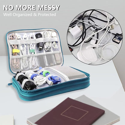 Teskyer Waterproof Electronics Organizer Bag