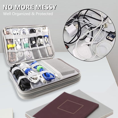 Teskyer Waterproof Electronics Organizer Bag