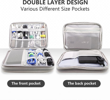 Teskyer Waterproof Electronics Organizer Bag