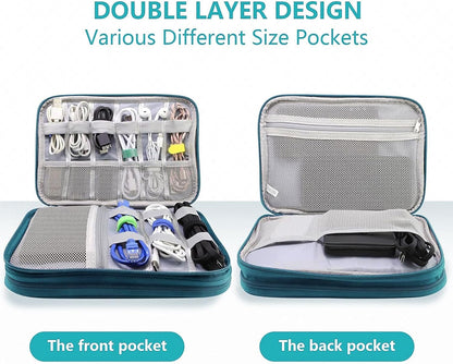 Teskyer Waterproof Electronics Organizer Bag