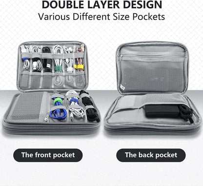 Teskyer Waterproof Electronics Organizer Bag