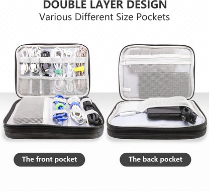 Teskyer Waterproof Electronics Organizer Bag