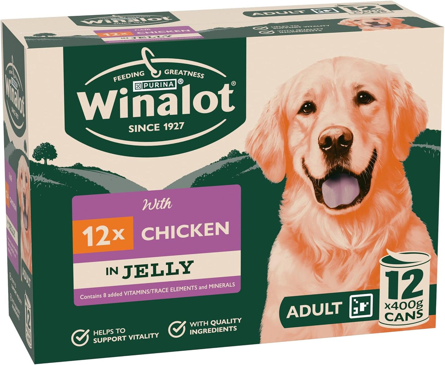 WINALOT Sunday Dinner Mixed in Gravy Wet Dog Food 40x100g