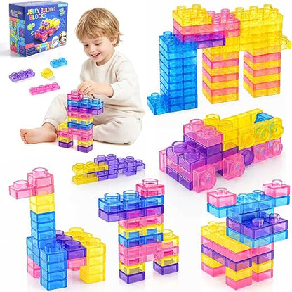 40-Piece Sensory Building Blocks Toy