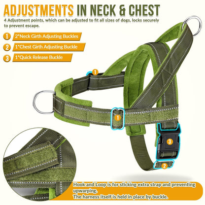Eyein No Pull Reflective Dog Harness & Lead Set