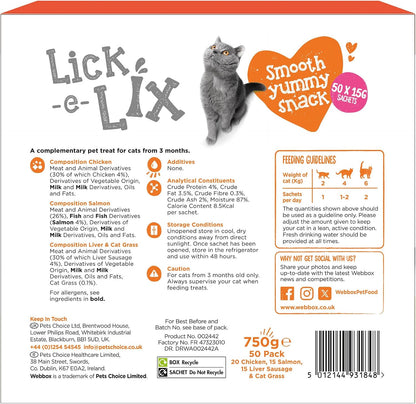Webbox Lick-e-Lix Cat Treats – Variety Pack