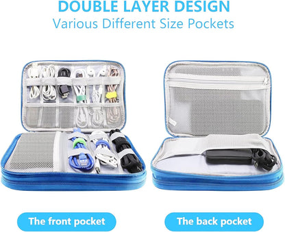 Teskyer Waterproof Electronics Organizer Bag