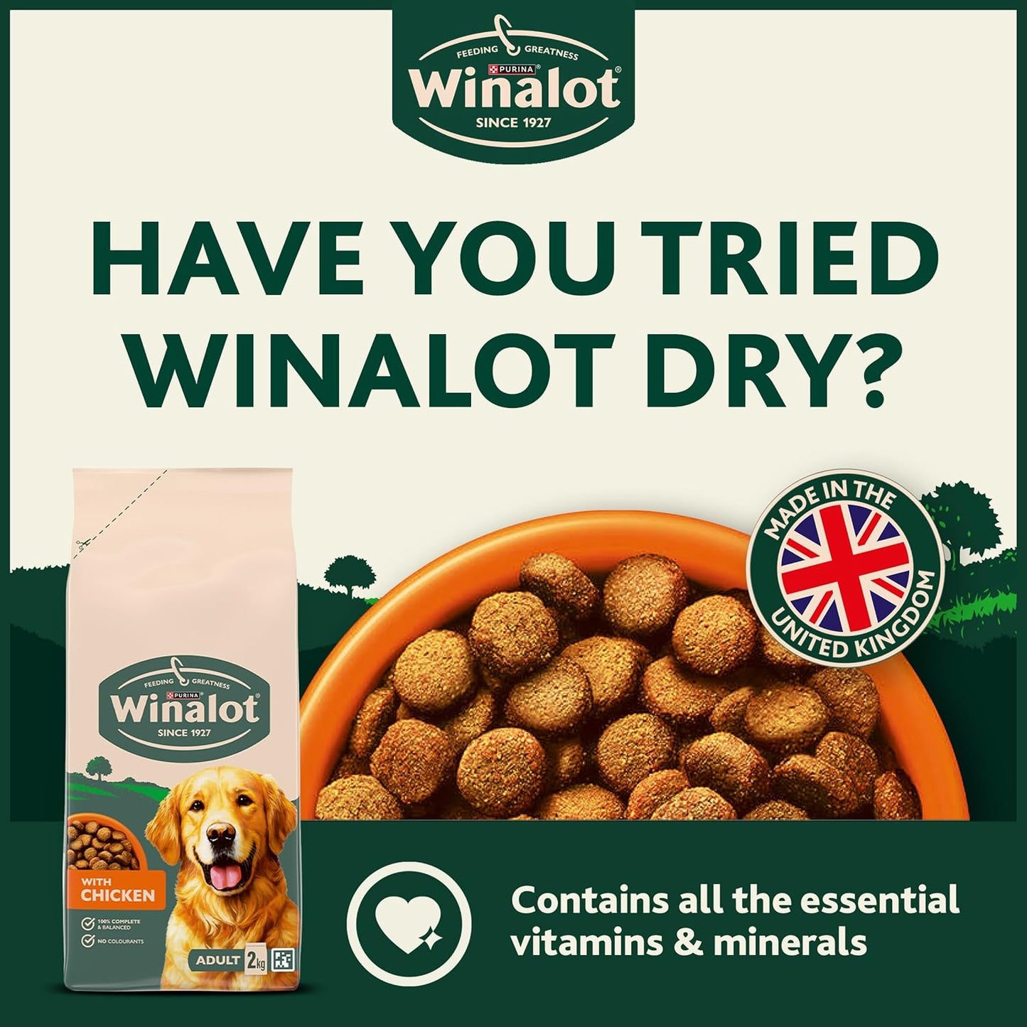 WINALOT Sunday Dinner Mixed in Gravy Wet Dog Food 40x100g