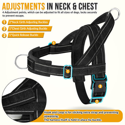 Eyein No Pull Reflective Dog Harness & Lead Set