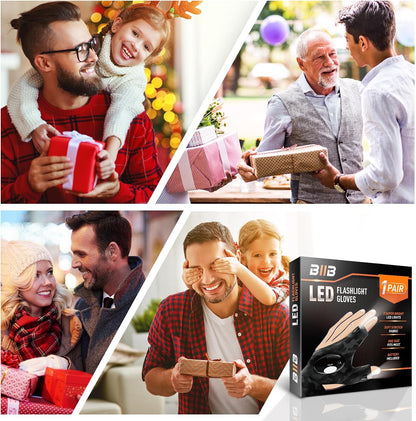 BIIB LED Light Gloves for Men
