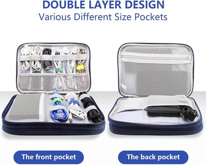 Teskyer Waterproof Electronics Organizer Bag