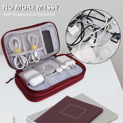 Teskyer Waterproof Electronics Organizer Bag