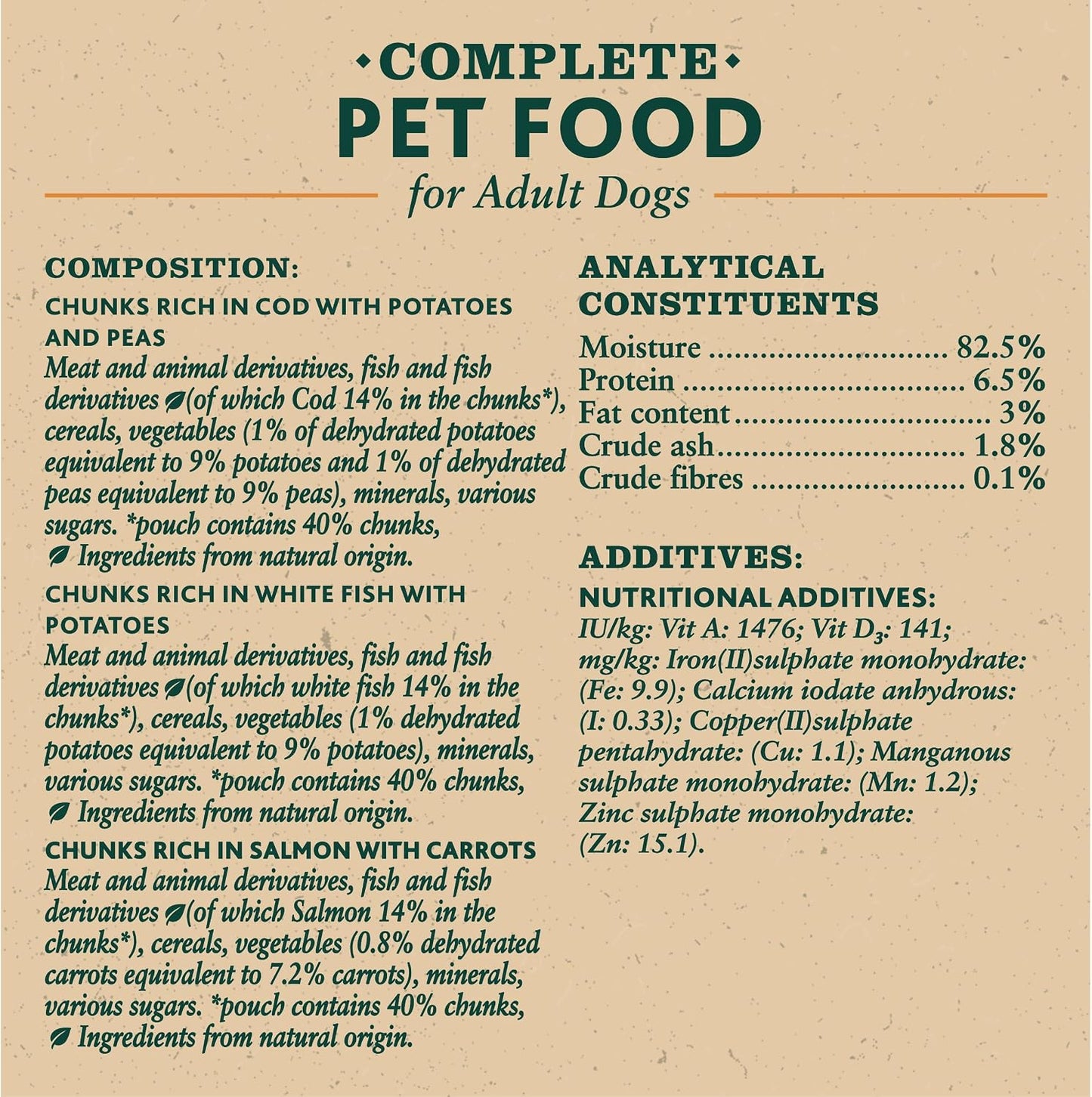 WINALOT Sunday Dinner Mixed in Gravy Wet Dog Food 40x100g
